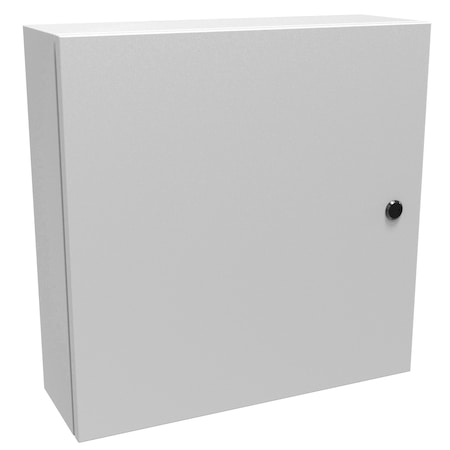 Hammond Slotted 1/4 Turn Latch Electrical Enclosures, 20 in H, 6 in D, 20 in W, NEMA 4, Steel EN4SD20206LG